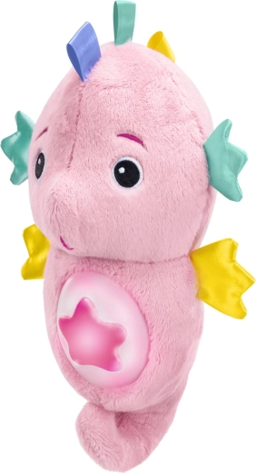 Baby Einstein upokojujúci plyšový morský koník Sea Dreams ružový