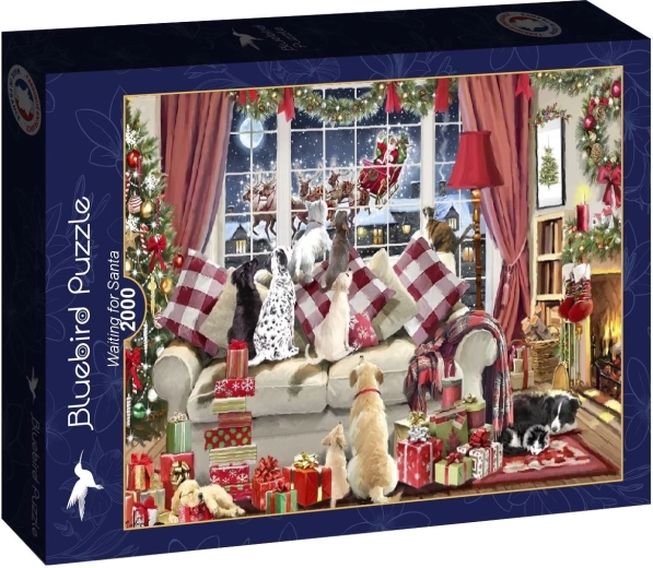 Puzzle Bluebird Čakanie na Santu 2000 dielikov