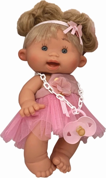 Bábika MARINA & PAU Pepotes Párty v šatách 26 cm