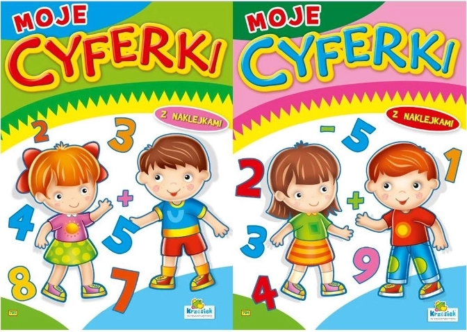Omaľovánky Moje číslice A4 s nálepkami