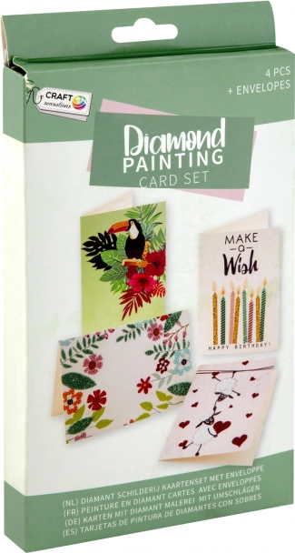 Diamantové maľovanie blahoželanie s obálkami