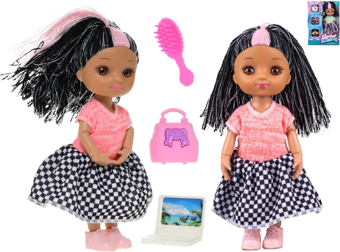 Bábika 15,5 cm s doplnkami