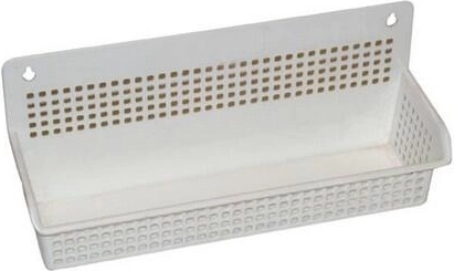 Závesný plastový košík veľký 30 × 10 × 13 cm, mix farieb