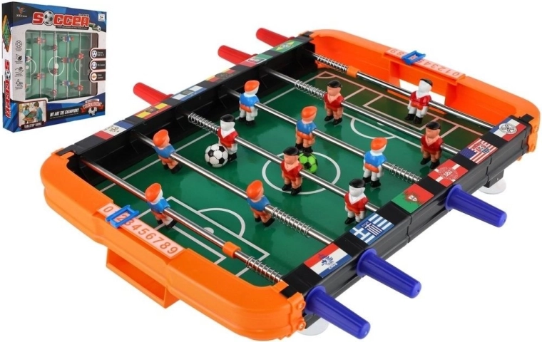 Stolová futbalová hra v krabici