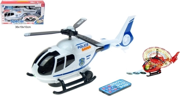 Vrtuľník s pilotom na batérie