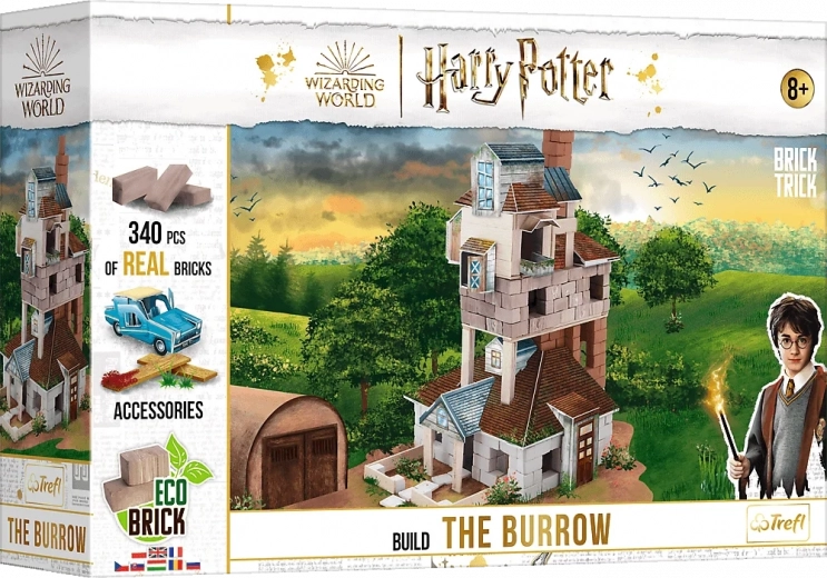 Stavebnica Brick Trick Harry Potter – Brloh rodiny Weasleyovcov z pravých tehál