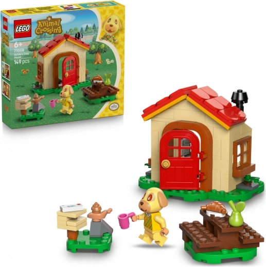 lego animal crossing útulný domček goldie