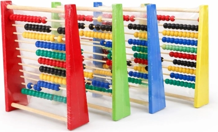 Drevené počítadlo pre deti 20 × 16 cm