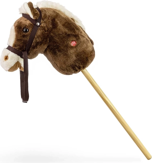 Milly Mally hobby kôň na tyči tmavohnedý - 1 kus