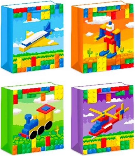 Darčeková taška veľkosť L – mix vzorov