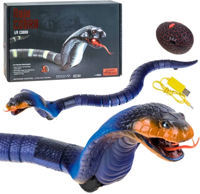 RC kobra na diaľkové ovládanie – Modrá