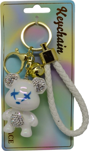 Prívesok na kľúče perleťový medvedík