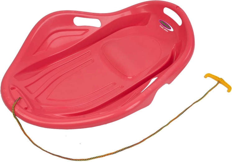 Snow Play boby Speed 78 cm pastelovo červené