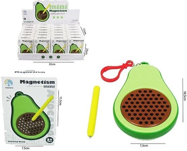 Magnetická kresliaca tabuľka v tvare avokáda
