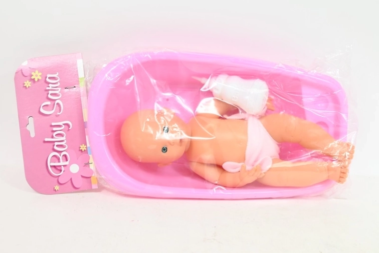 Bábika Sara vo vaničke 39 cm
