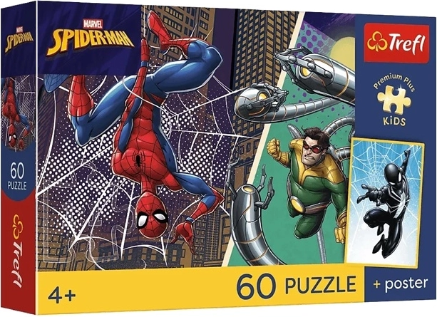 Puzzle Premium Plus pre deti Marvel: superhrdinský deň 60 dielikov