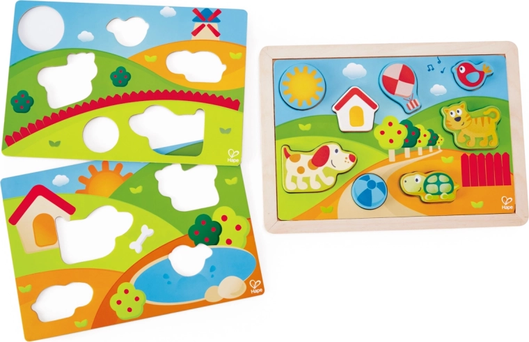 Puzzle Slnečné údolie 3v1