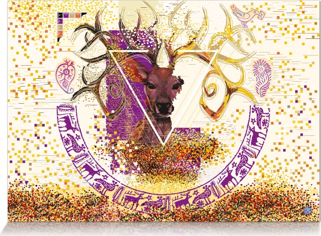 Puzzle Jeleň pre šťastie 300 dielikov