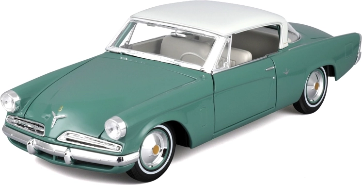 Maisto 1953 Studebaker Starliner 1:18 zelený model auta