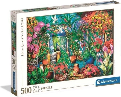 Clementoni puzzle Starostlivosť o skleník, 500 dielikov
