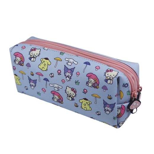 Hello Kitty a priatelia dvojitý školský peračník Mushroom