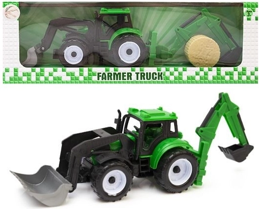 Traktor bager s prívesom – 1 kus