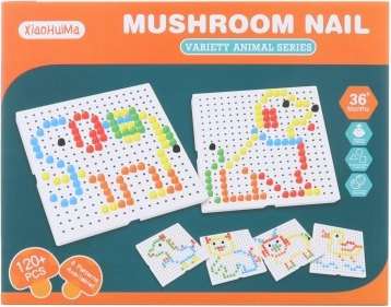 Farebná klobúčiková mozaika 120 ks