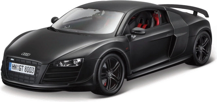 Maisto Audi R8 GT matne čierne 1:18