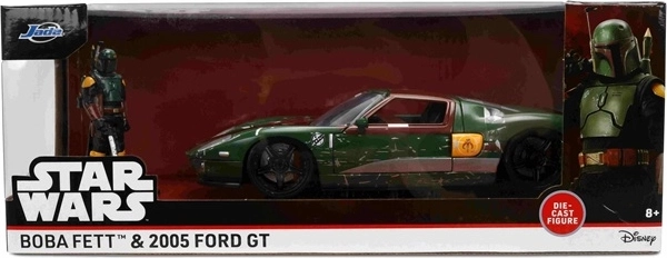 Jada Star Wars Ford GT 2005 v mierke 1:24 s figúrkou Bobu Fetta