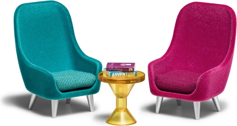 Lundby súprava kresiel a stolíka do domčeka pre bábiky