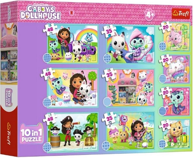 Puzzle 10 v 1 Gabby a jej svet
