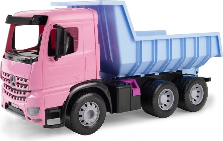 Lena GIGA Trucks sklápač Mercedes Arocs tyrkysovo‑ružový
