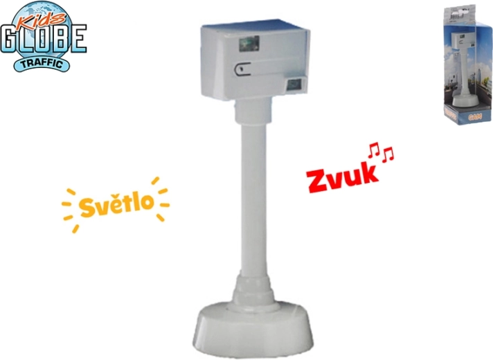 Kids Globe Traffic detský rýchlostný radar 12 cm so svetlom a zvukom
