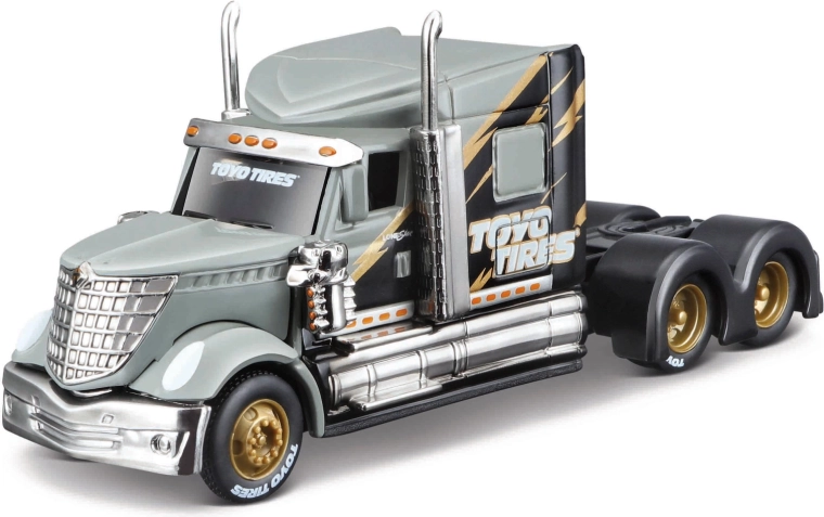 Maisto International Lone Star sivý model kamióna 1:64