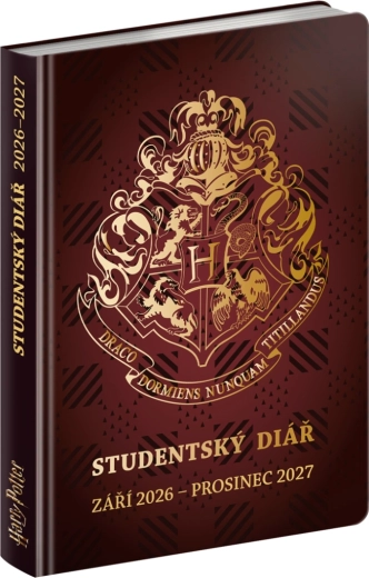 Študentský diár Harry Potter september 2026 – december 2027 9,8 × 14,5 cm