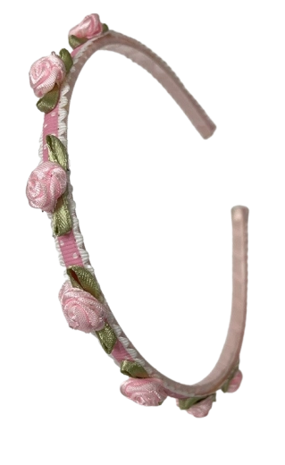 Dievčenská čelenka z bižutérie v pestrých farbách