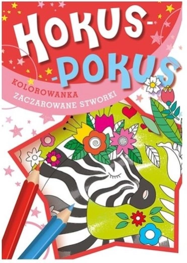 Hokus pokus: začarované stvorenia – magická omaľovánka