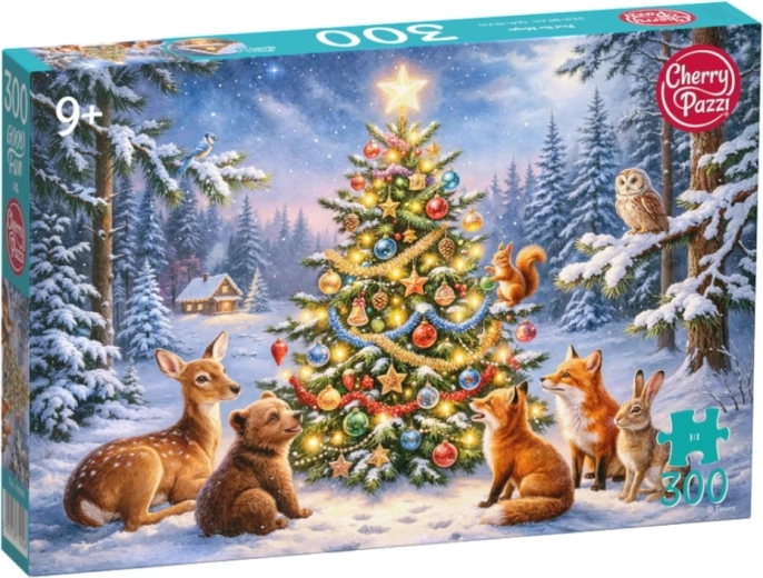 Cherry Pazzi puzzle Vianoce v lese 300 dielikov
