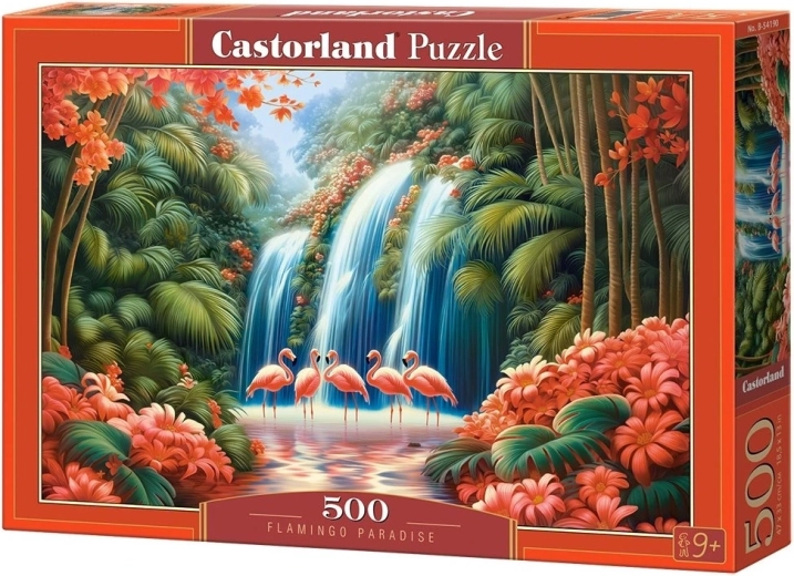 Castorland puzzle exotický svet plameniakov 500 dielikov