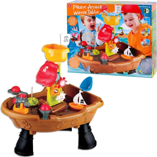 PlayGo vodný stôl Pirátsky útok – sada 22 dielov
