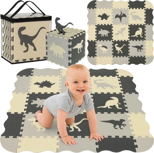 Pěnové puzzle podložka 30,5 × 30,5 cm, 35 dielov KRUZZEL