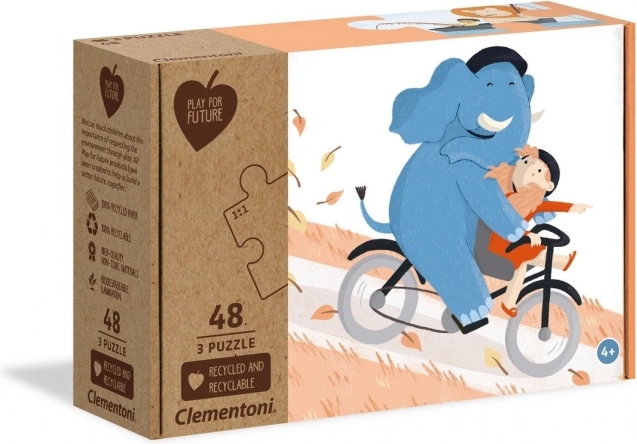 Clementoni Play For Future puzzle buď môj priateľ