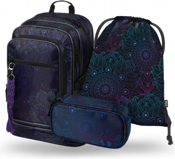 Set školských potrieb Cubic Zen: Batoh, Peračník a Vrecko