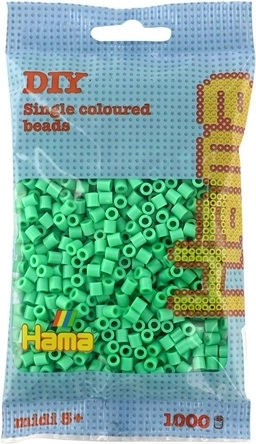 Hama midi zažehľovacie korálky mätové 1000 ks