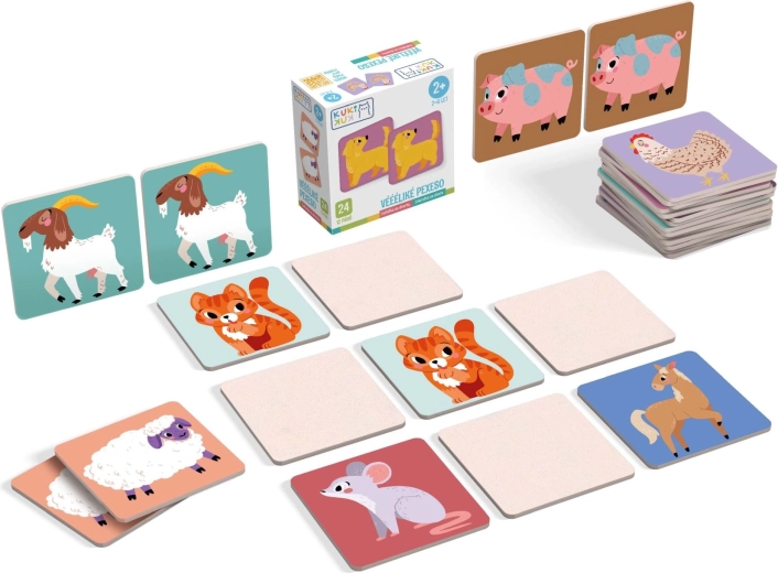 Véééliké pexeso Zvieratká na dvore