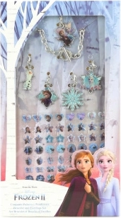 Disney Frozen 2 náramok s príveskami a nálepkami - 1 kus