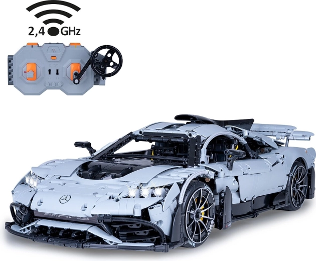 CaDA Mercedes-AMG ONE 1:8 na diaľkové ovládanie, sivý