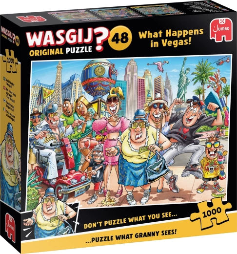 Jumbo Wasgij Original 48: Čo sa stane vo Vegas! puzzle 1000 dielikov