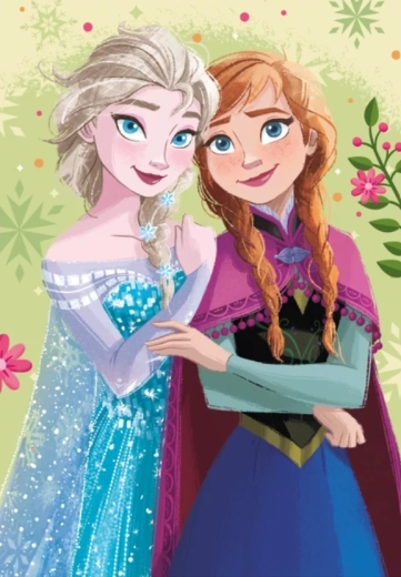 Dino puzzle s drahokamami jarný portrét 200 dielikov