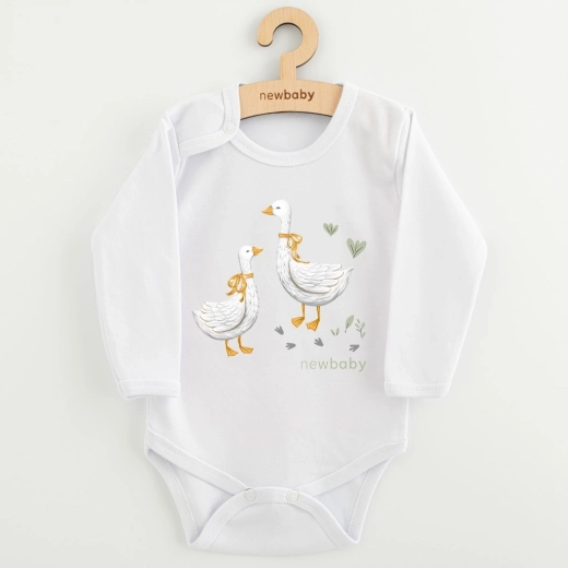 Detské body s dlhým rukávom New Baby Husičky, veľkosť 62 (3–6 mesiacov)